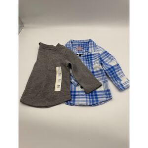 Cat & Jack  2-pack long sleeve 12m